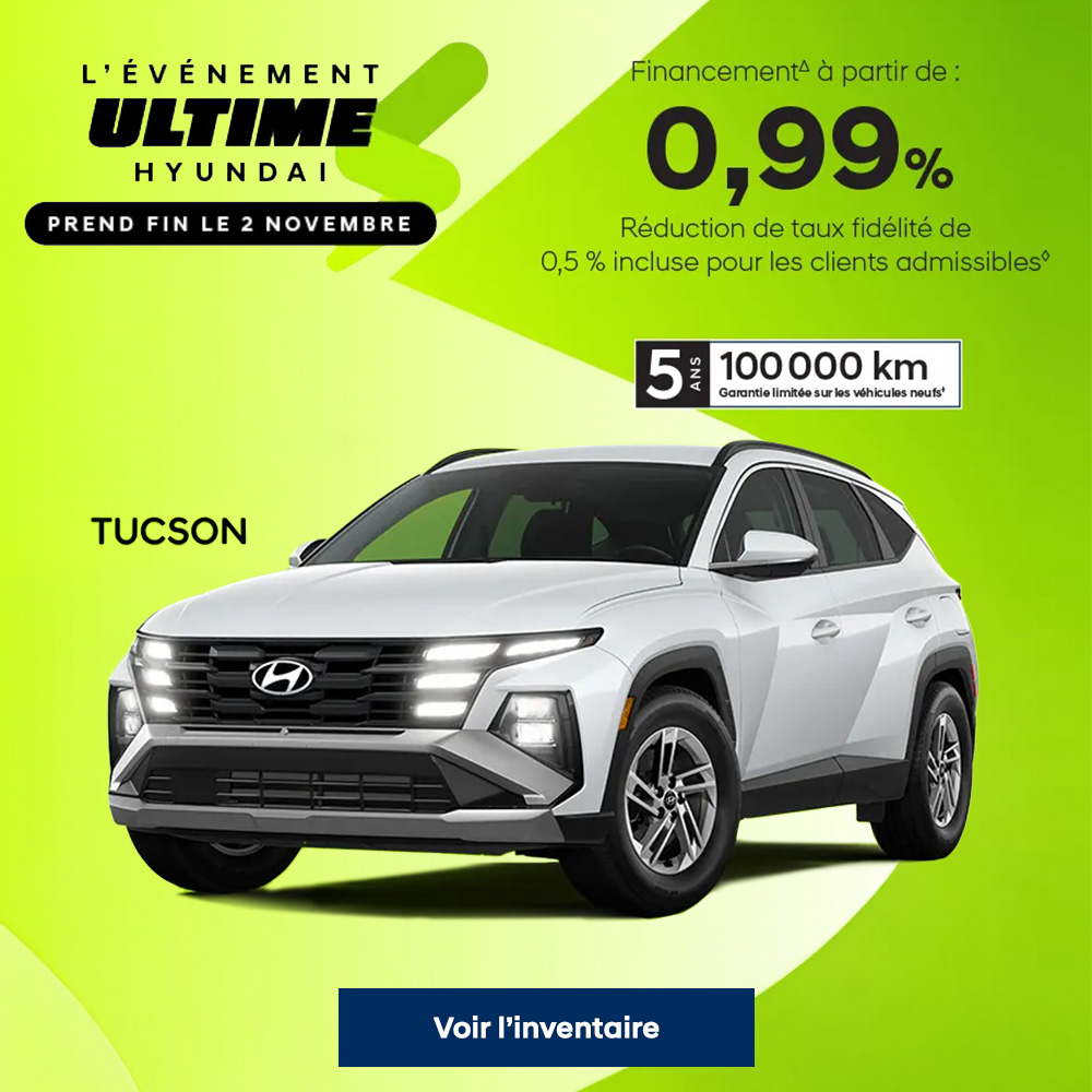 Hyundai blainville popup octobre tucson